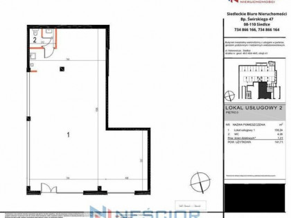 Lokal usługowo-handlowy w centrum Siedlec
