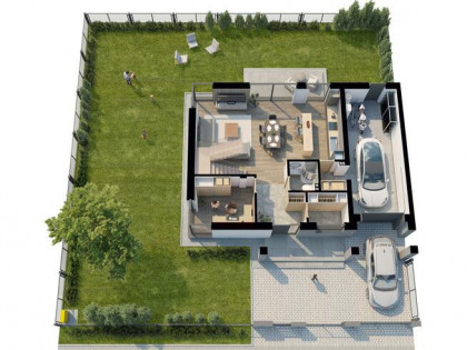 Dom Warszawa Wawer, Las