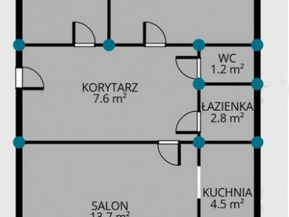 Mieszkanie dwustronne rozkładowe 3 pokoje Osiedle II