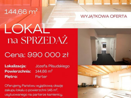 Lokal, 145 m2, parter, Śródmieście