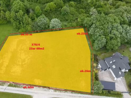 Działka budowlana Pisarowce gm. Sanok