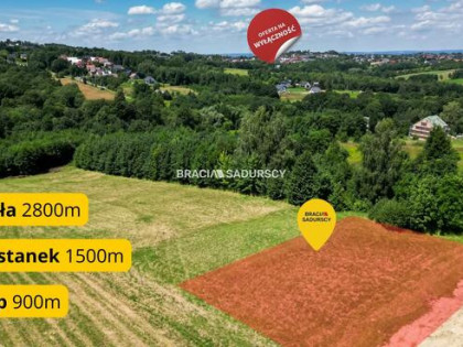 Działka usługowa Mogilany