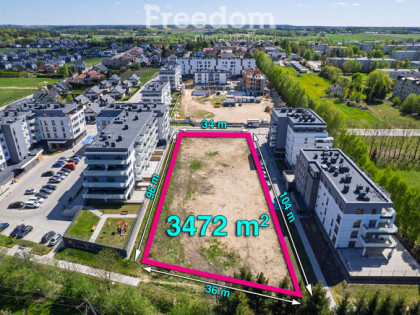 Korzystne 3472 m2 * Pod zabudowę wielorodzinną