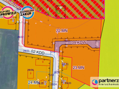 Działka Pelplin ul.  