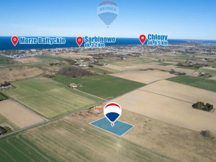 Piękna działka budowlana 2,5 km od morza - 35 arów