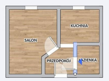 Kawalerka Stare Osiedle Wieczorka! 34 m2 -1 piętro