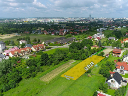 Działka z pięknym widokiem na tereny zielone