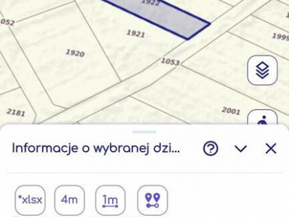 Działka rekreacyjna 760mkw.