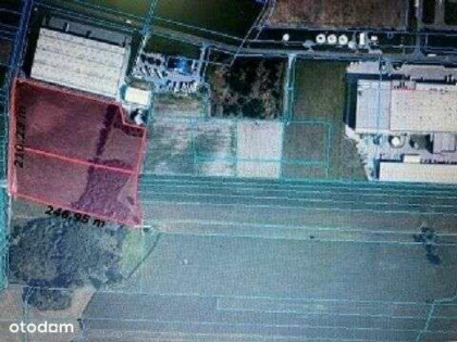 Duży teren przemysłowy przy A2