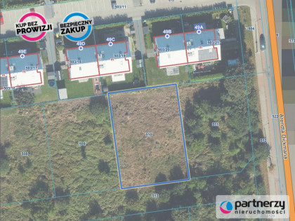 Działka Gdynia ul. Arendta Dickmana