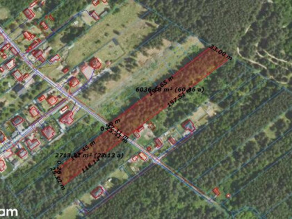 2 DZIAŁKI Z WARUNKAMI ZABUDOWY 2725m2 i 6110m2/