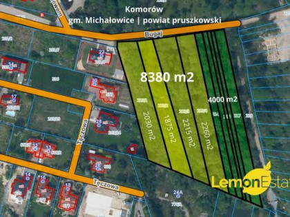 Unikalny teren inwestycyjny w Komorowie (gm. Michałowice)