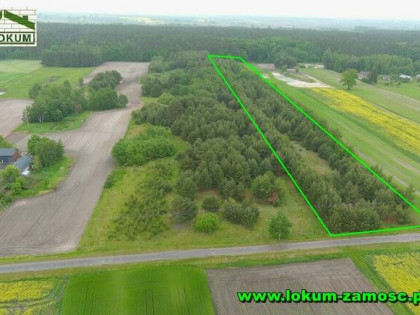 Działka budowlana Tuczapy, gmina Komarów- Osada.