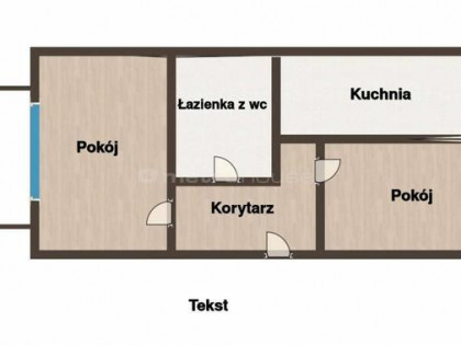 Mieszkanie 2 pokojowe # TEREBELSKA 48m2