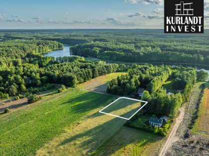 Działka  1470 m² pomiędzy jeziorami WZ