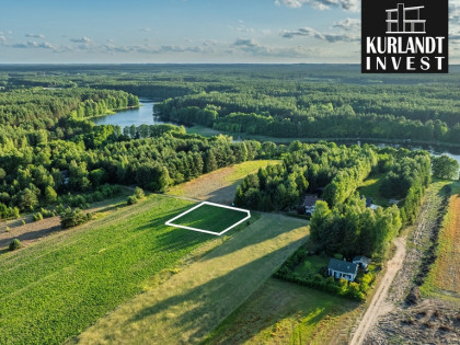 Działka  986 m² pomiędzy jeziorami WZ