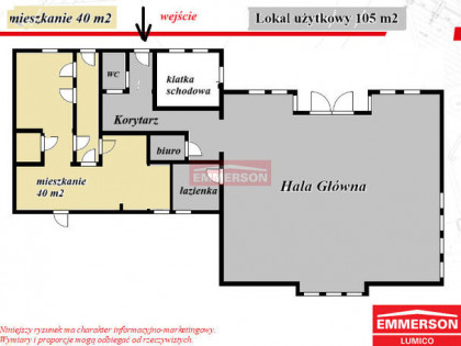 Lokal użytkowy- 105 m2- witryna (żłobek, sklep)