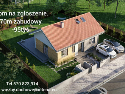 Dom 70m zabudowy.Oferta budowy.