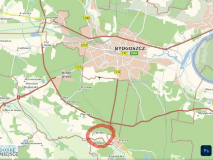 Działka budowlana Przyłęki gm. Białe Błota