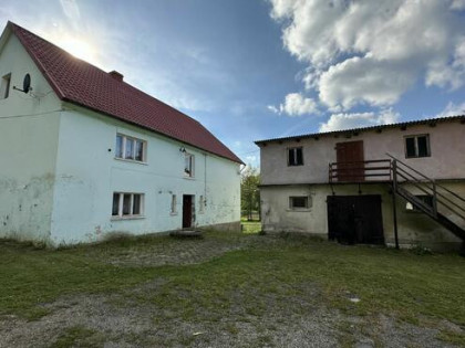 Dom z działką i budynkami gospodarczymi 14 + 40 arów