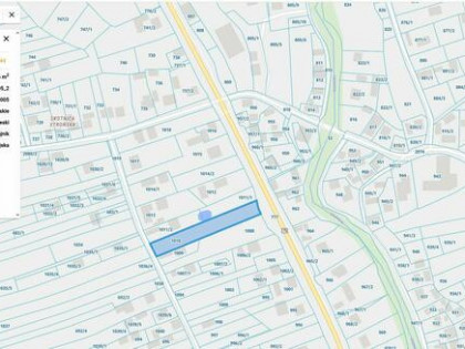 Dziełka 2601m2 Uszew gmina Gnojnik cena 14900za AR