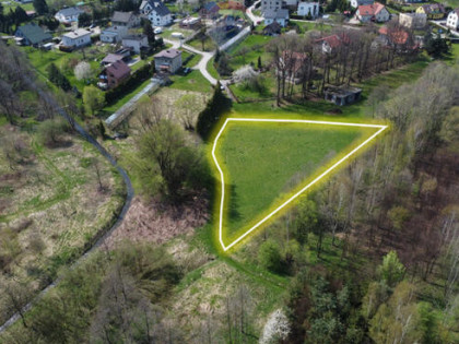 Działka przy lesie Kęty Podlesie