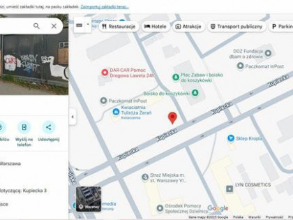 Kontener 15 m² do wynajęcia – Warszawa ul. Kupiecka 3