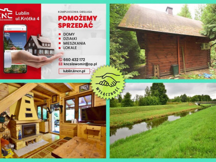 Domek letni na Pojezierzu Łęczyńsko-Włodawskim.