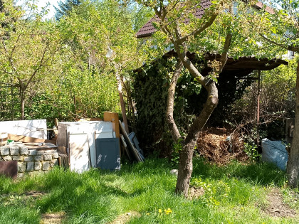 Działka z domkiem 70m2