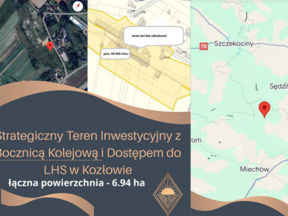 Teren Inwestycyjny z Bocznicą Kolejową