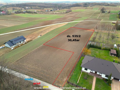 Na sprzedaż działka z dostępem do mediów - Krępa, gmina Gołcza - www.wachowicz.nieruchomosci.pl