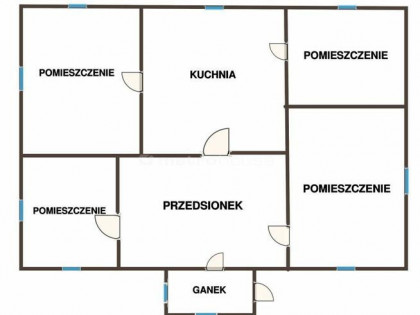 Dom z bala koło Rymanowa