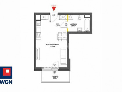 Mieszkanie Warszawa Praga Południe, Żupnicza / Chodakowska