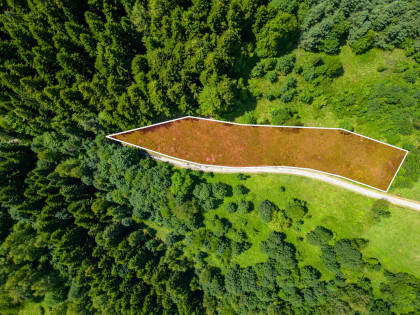 Działka rekreacyjna przy lesie, 3571 m2, cisza!