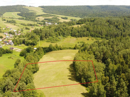 Działka w spokojnej okolicy w Bieszczadach!