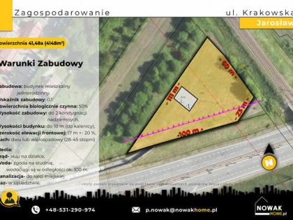Sprzedam działkę budowlaną – Jarosław, przy obwodnicy