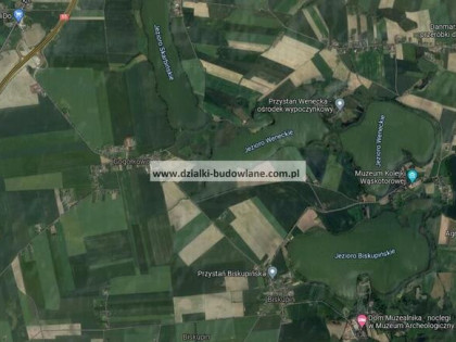 Działka z linią brzegową