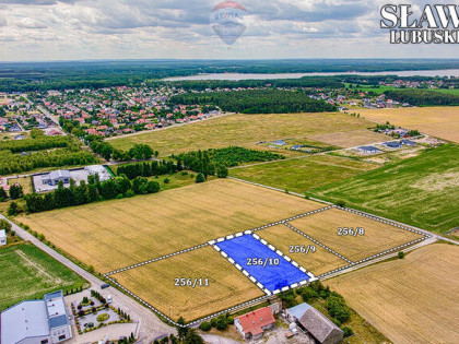 Działka inwestycyjna w Sławie, 2115 m² , nr 256/10