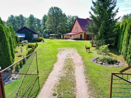 * Dom 180 m² na działce 1,3 ha * Budry  Mazury