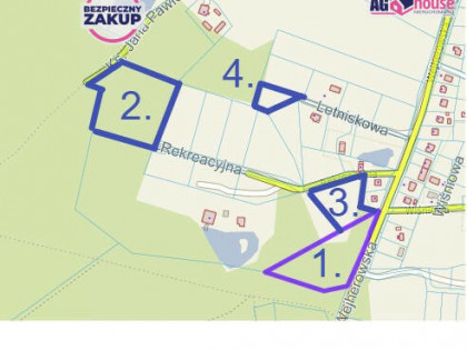 Działka leśna Nowy Dwór Wejherowski gm. Wejherowo, Letniskowa