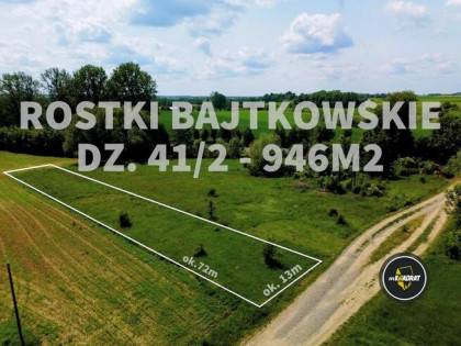 Na sprzedaż działka w Rostkach Bajtkowskich