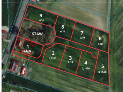 Działka rolna Milżyn gm. Lubraniec