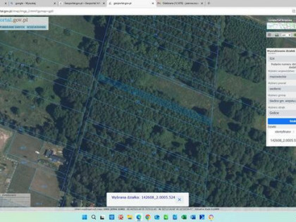 Działka rekreacyjna Golice