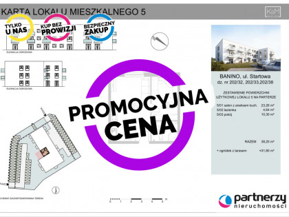 Mieszkanie Banino rynek pierwotny ul. Startowa