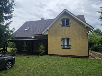 Wisełka. Dom nad morzem, na skraju Wolińskiego Parku Narod.