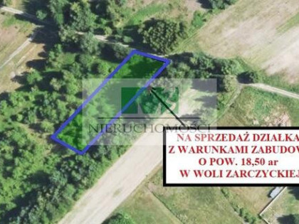 DO SPRZEDAŻY DZIAŁKA W WOLI ZARCZYCKIEJ Z WZ