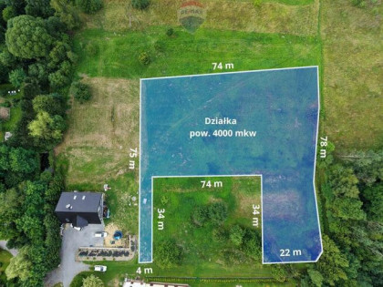 Duża Działka budowlana Jordanów