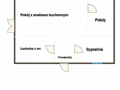 RUDA-BUGAJ, dom parterowy 70 m2, działka 689 m2.