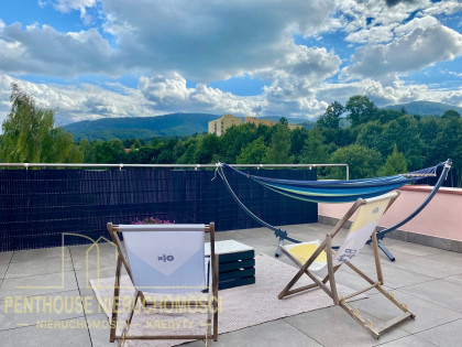 Widokowy Penthouse z tarasem na dachu w centrum