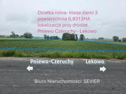 Działka rolna | 0.8313ha | III klasa ziemi |